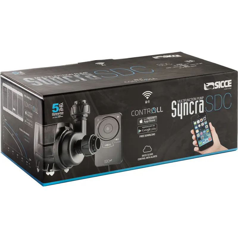 Sicce SYNCRA SDC 7.0 Controllable Return Pump - 800 GPH-1900 GPH