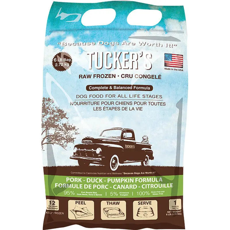 Tuckers Dog Frozen Complete Balance Pork & Duck 6lb SD-5
