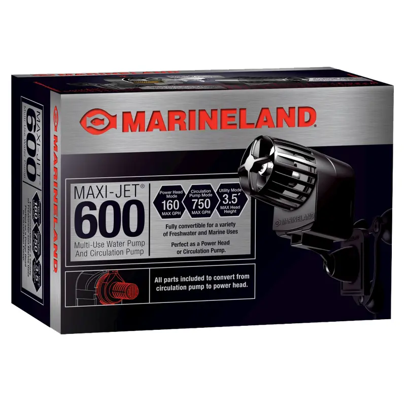 Marineland Maxi-Jet 600 Pro Water and Circulation Pump 160 - 750 GPH