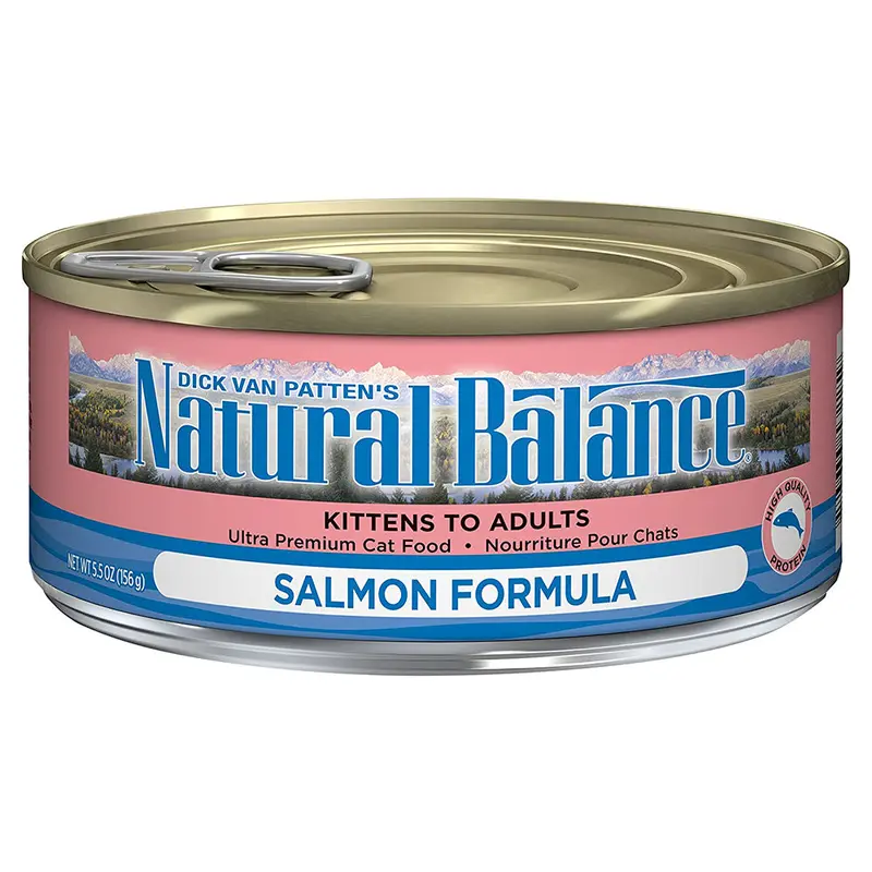 Natural Balance Ultra Premium Wet Cat Food - Salmon Formula - 5.5oz Can