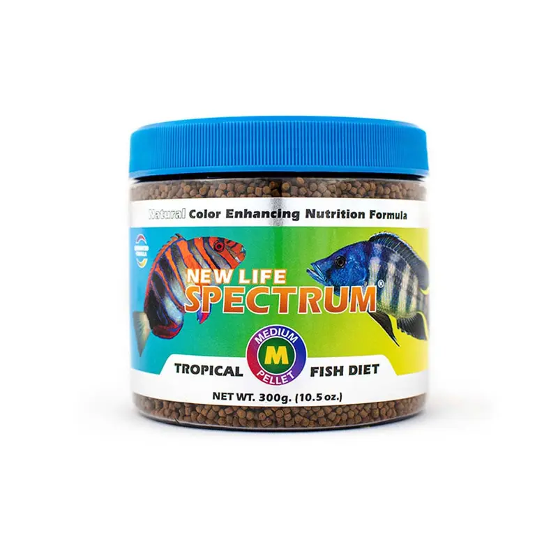New Life Spectrum Tropical Sinking Pellets Fish Food 10.5oz MD