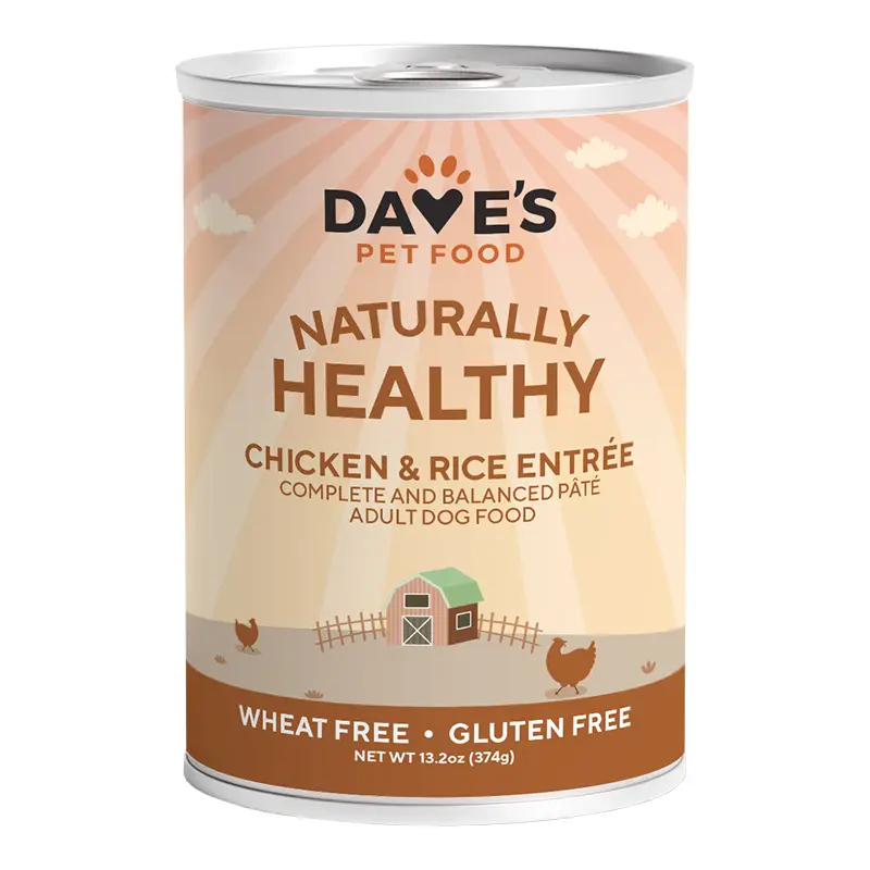 Dave's Pet Food Naturally Healthy Chicken And Rice Dog Food - 13oz/12 pk  