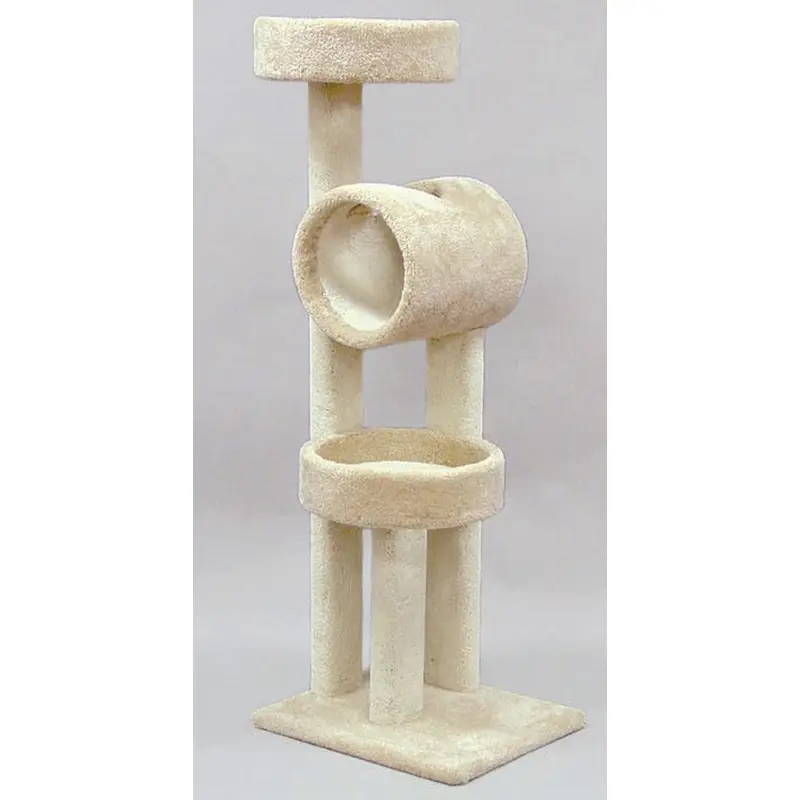 North American Pet Playground with Tunnel and Two Nests Assorted 61 in
