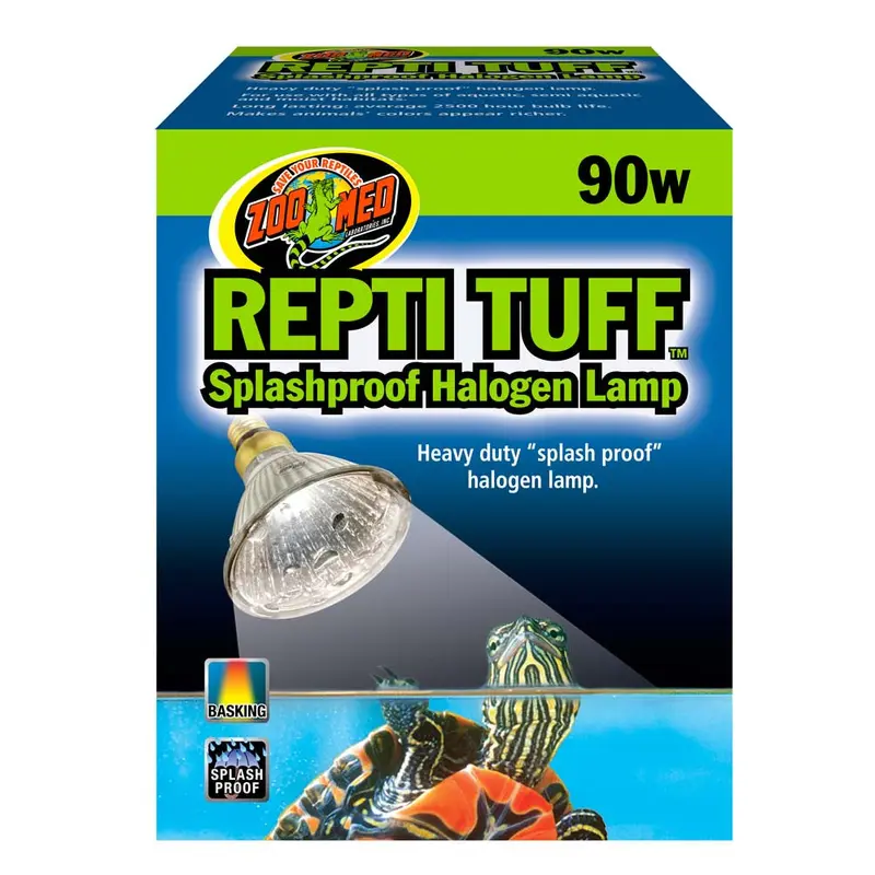 Zoo Med Repti Tuff Splashproof Halogen Lamp White 90 Watt