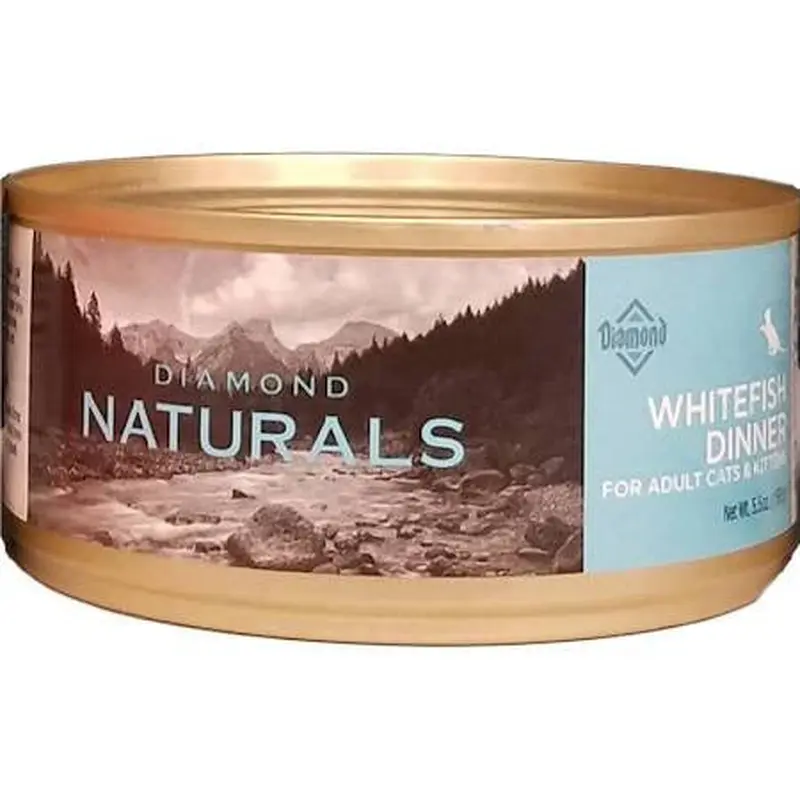 Diamond Naturals Whitefish Dinner for Adult Cats and Kittens 24/5.5 oz 