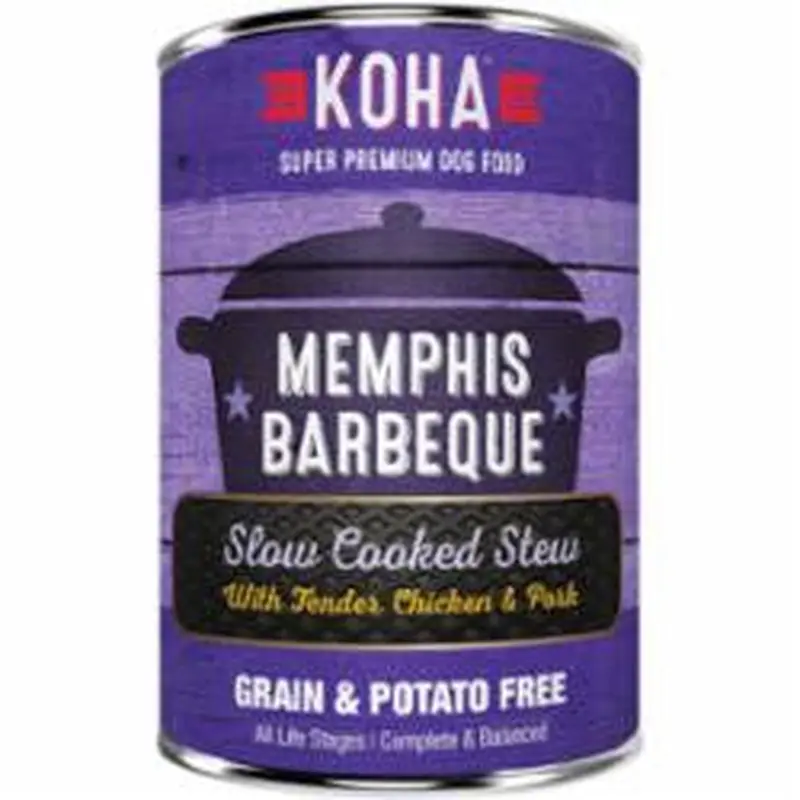 Koha Dog Grain Free Memphis Bbq Stew 12.7oz 