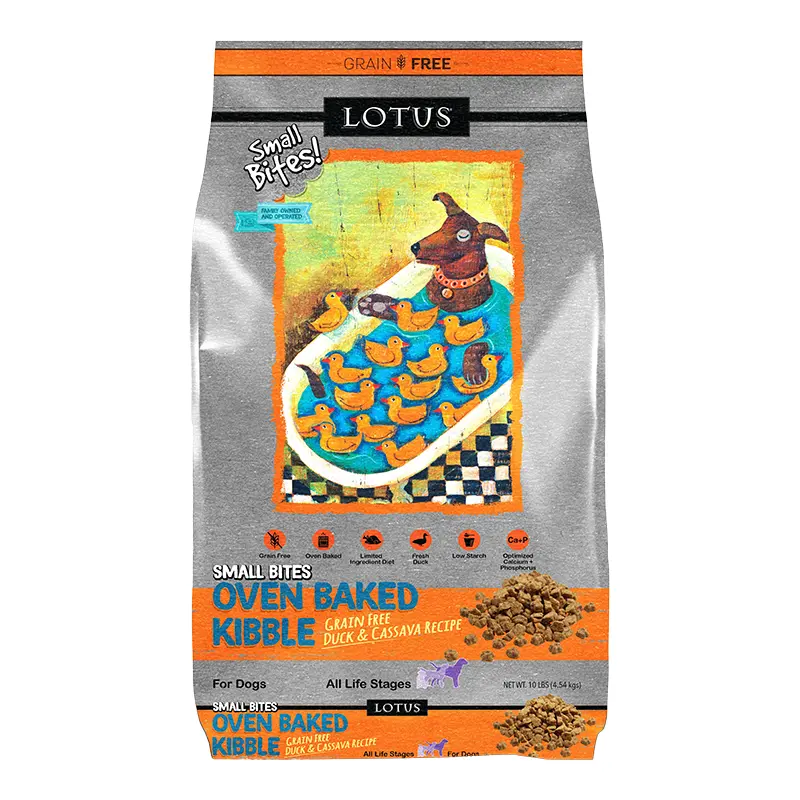 Lotus Dog Adult Small Bite Duck 10lb 