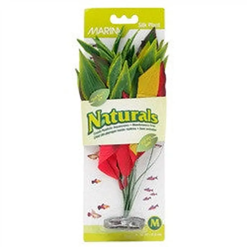 Marina Naturals Red and Yellow Dracena Silk Plant Medium Pp106