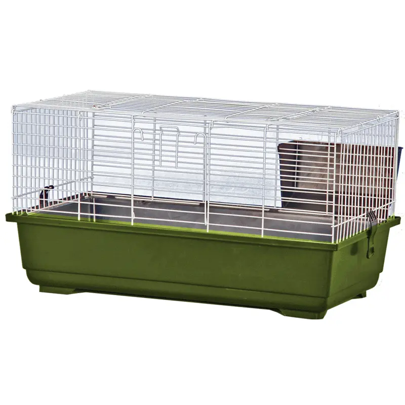 A & E Cages Rabbit Cage Green 47 inches X 23 inches X 20 inches