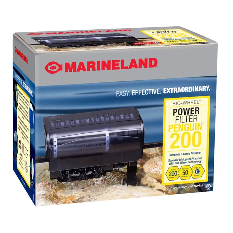 Marineland Penguin 200 Power Filter Black 200 GPH