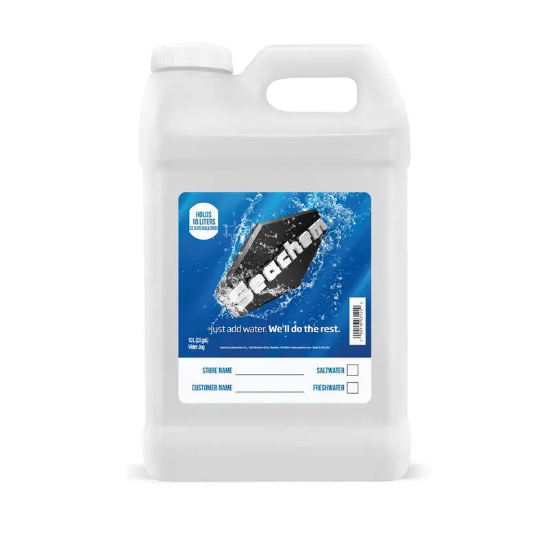 Seachem Just Add Water Jug White 2.5 Gallon/10 Liter