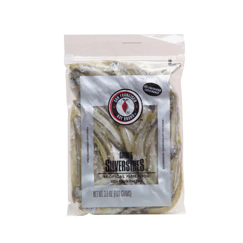 San Francisco Silversides Frozen Fish Food 3.5 oz SD-5