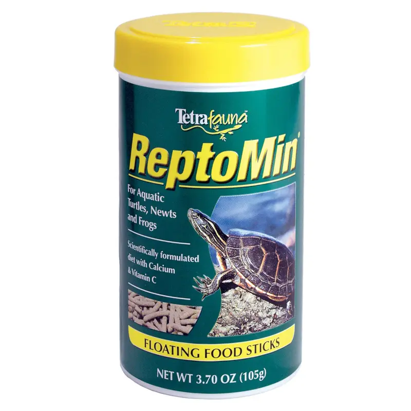 TetraFauna ReptoMin Floating Food Sticks Reptile Dry Food 3.7 oz