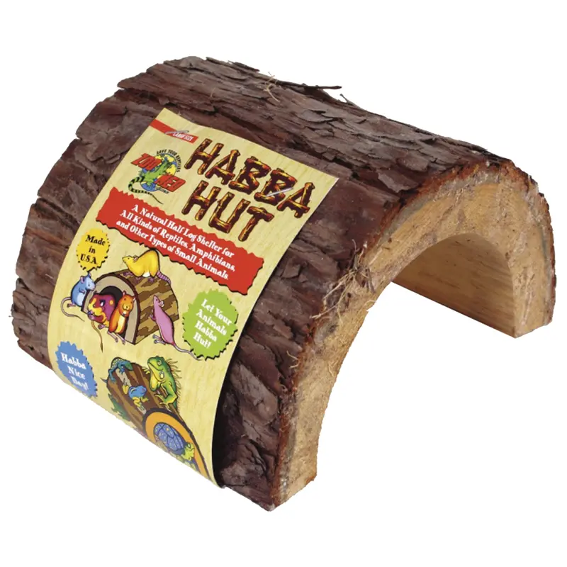 Zoo Med Habba Hut Terrarium Hideaway Brown LG