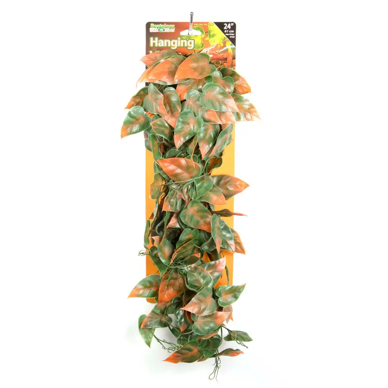 Penn-Plax Reptile Vine Green, Brown 24 in