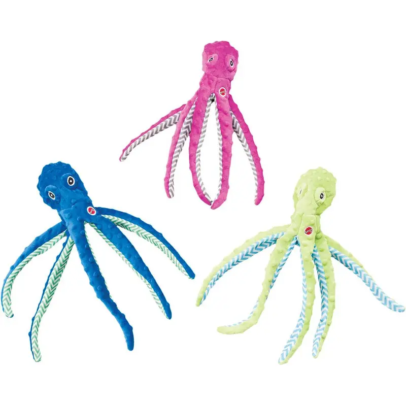 Skinneeez Extreme Dog Toy Octopus Assorted 16 in