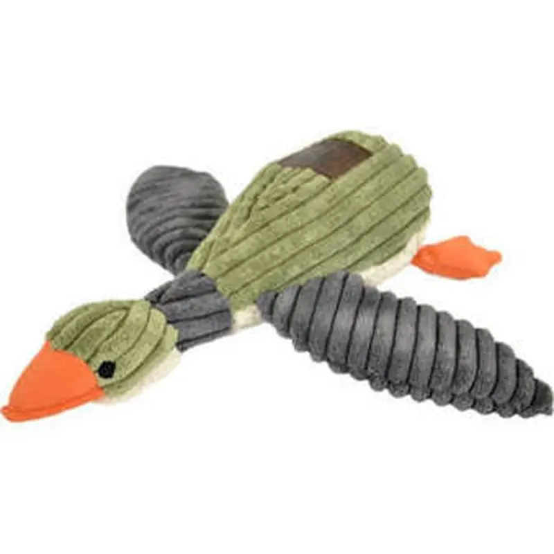 Tall Tails Dog Squeaker Duck Sage 12 Inches 
