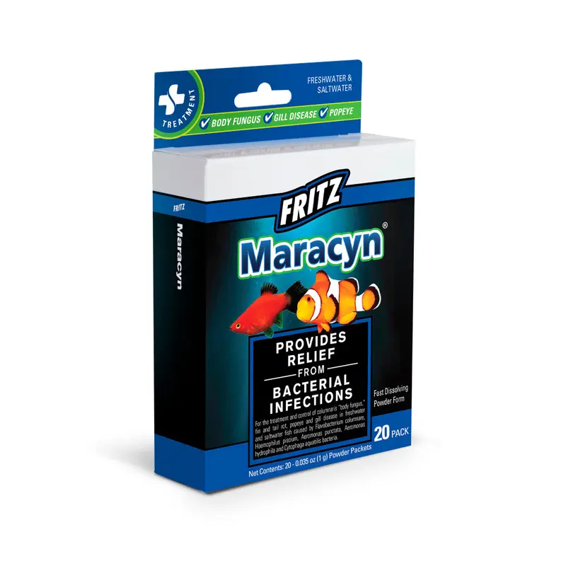 Fritz Maracyn Two Freshwater & Saltwater Treatment - 20ct