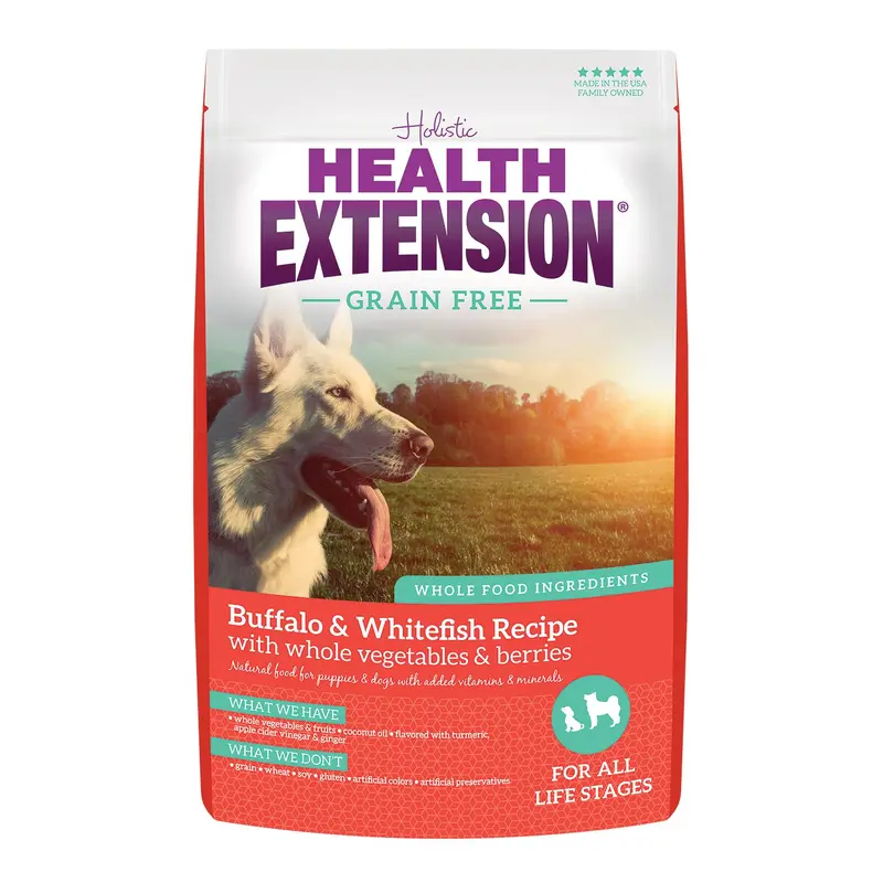 Health Extension Grain Free Buffalo / White Fish 10 lb 