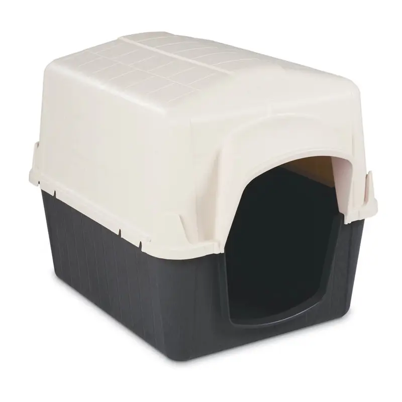 Petmate Barnhome III Dog House Bleached Linen/Black SM