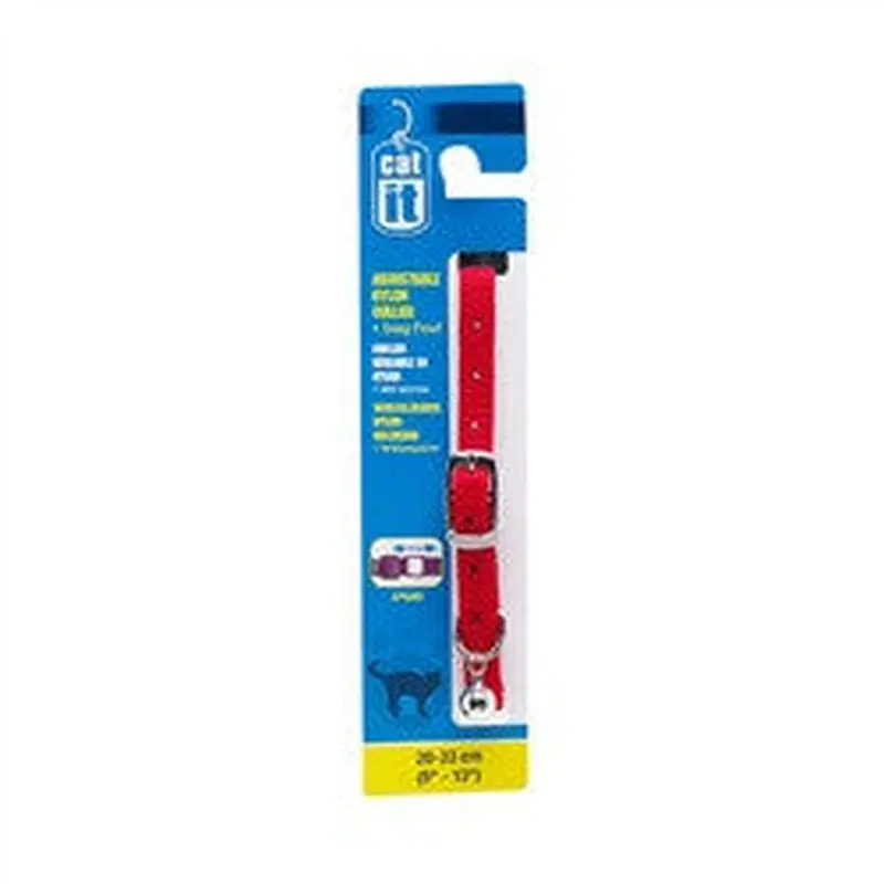 Hagen Catit Expand Adjustable Collar 8-13 in Red 55311