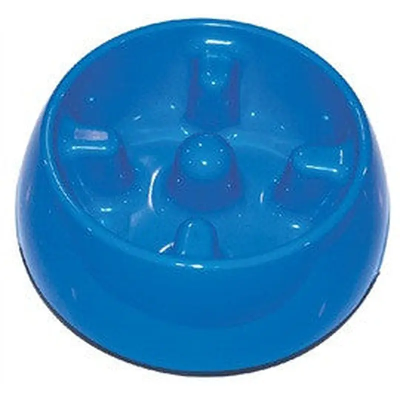 Hagen Dogit Go Slow Anti-gulping Bowl Blue Med 73716
