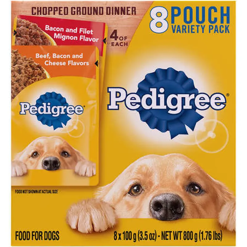 Mars Pedigree Filet Mignon Bacon and Chicken Multi 2-8/3.5z 798588 