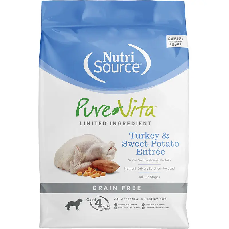 NutriSource Pure Vita Grain Free Turkey & Sweet Potato 25 lb 