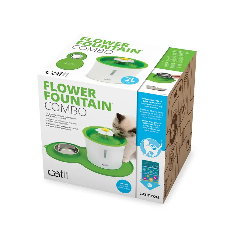 Catit Flower Fountain/Mat Combo