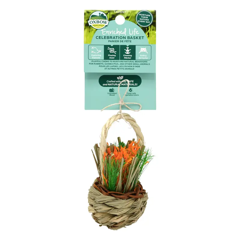 Oxbow Animal Health Enriched Life Celebration Basket Small Animal Chew One Size