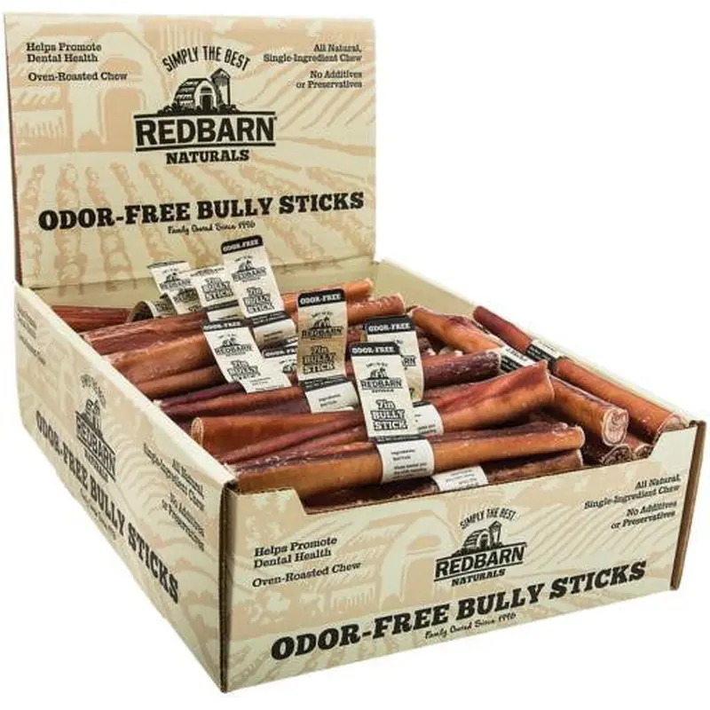 Red Barn Odor Free 7" Bully Stick each 