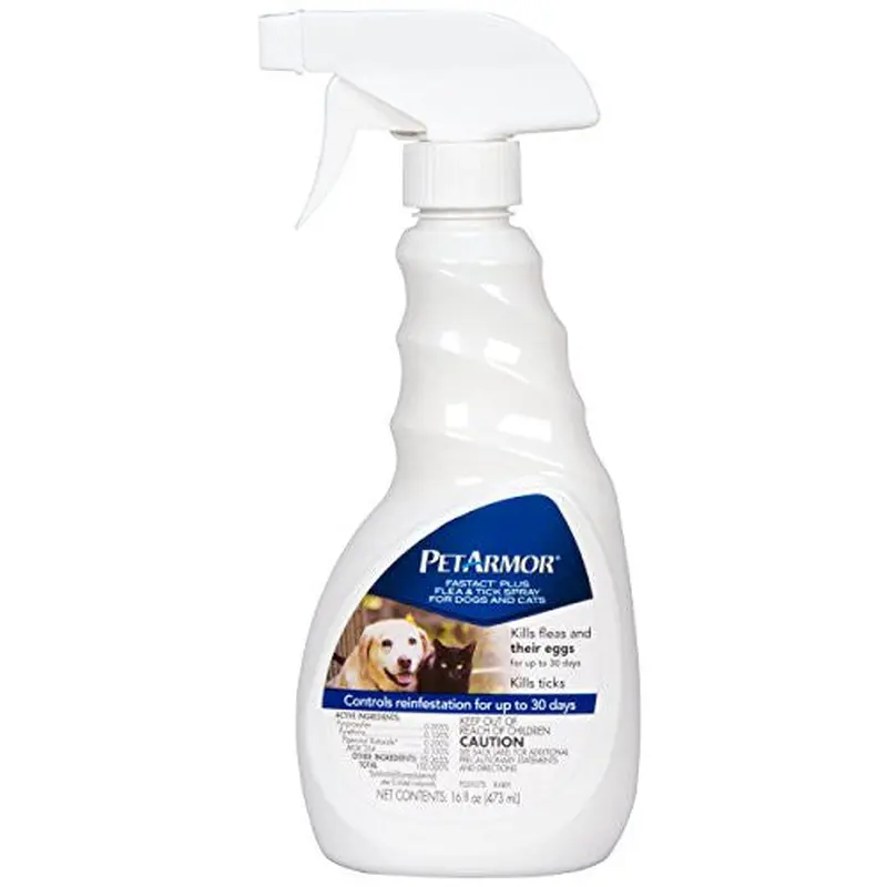 Sergeants Pet Armor Fast Act Plus Flea and Tick Spray For Dogs and Cats 16oz 