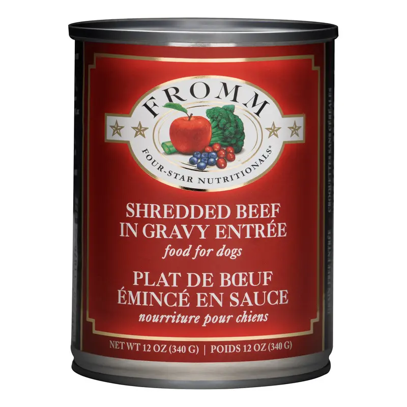 Fromm Shredded Beef in Gravy Entree 12 oz