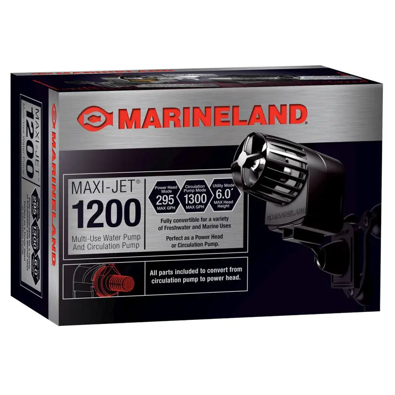 Marineland Maxi-Jet 1200 Pro Water and Circulation Pump 295 - 1300 GPH