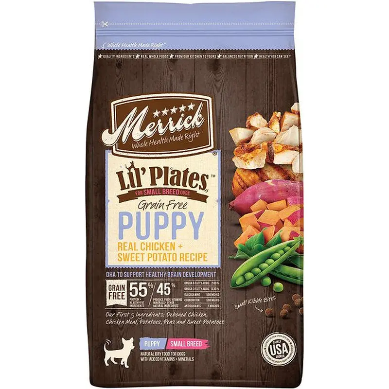 Merrick Lil Plate Gf C/s Pup 4#