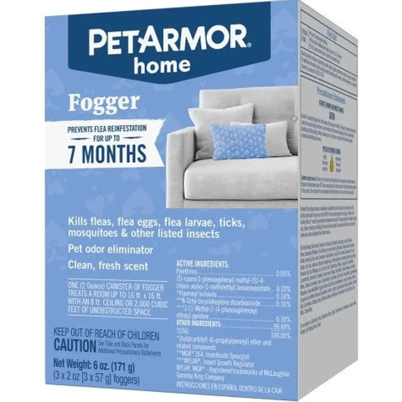 Pet Armor F&t Home Fogger 3ct