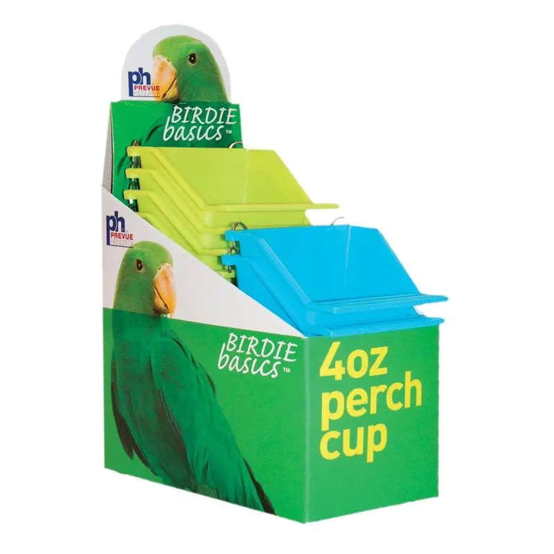 Prevue Bird Perch Cup Assorted 12 Count 4 oz