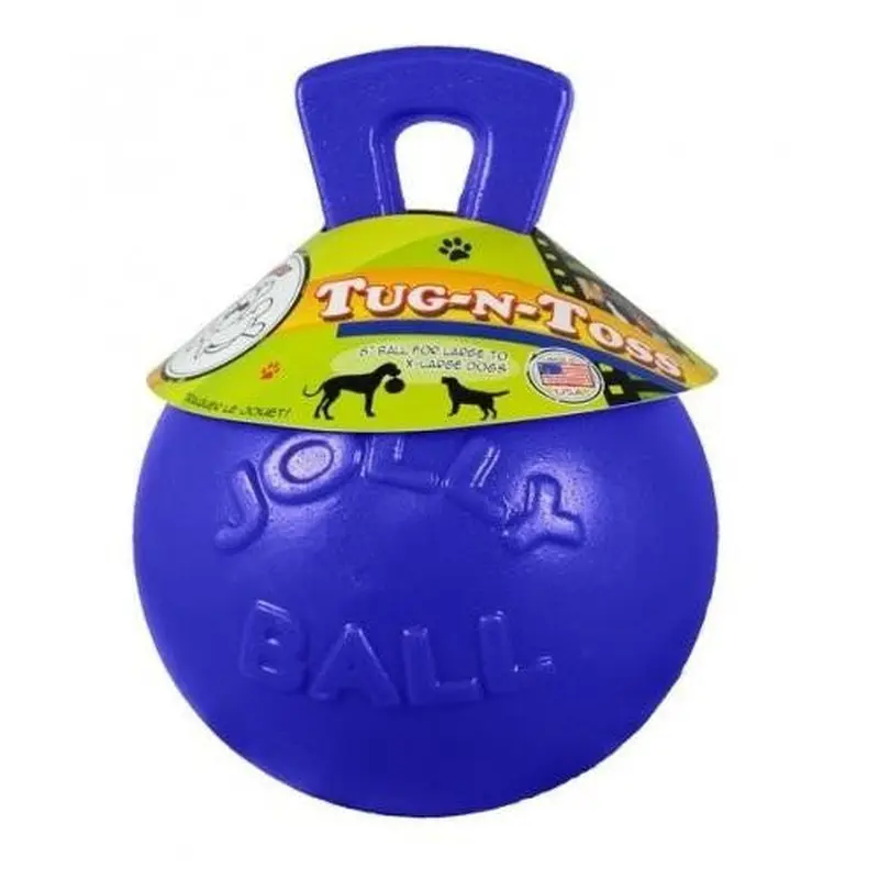 Jolly Pets Tug-N-Toss Blue 8" 