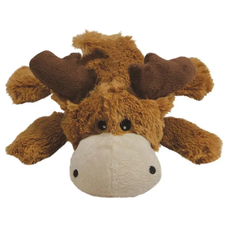 KONG Cozie Marvin Moose Plush Dog Toy Brown XL