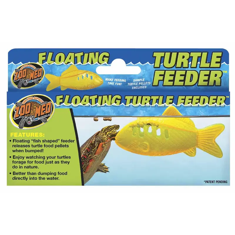 Zoo Med Floating Turtle Feeder Translucent Orange