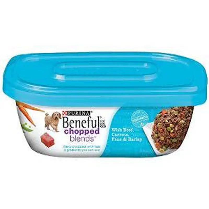 Beneful Chopped Blends With Beef, Carrots, Peas & Barley 8/10Oz 