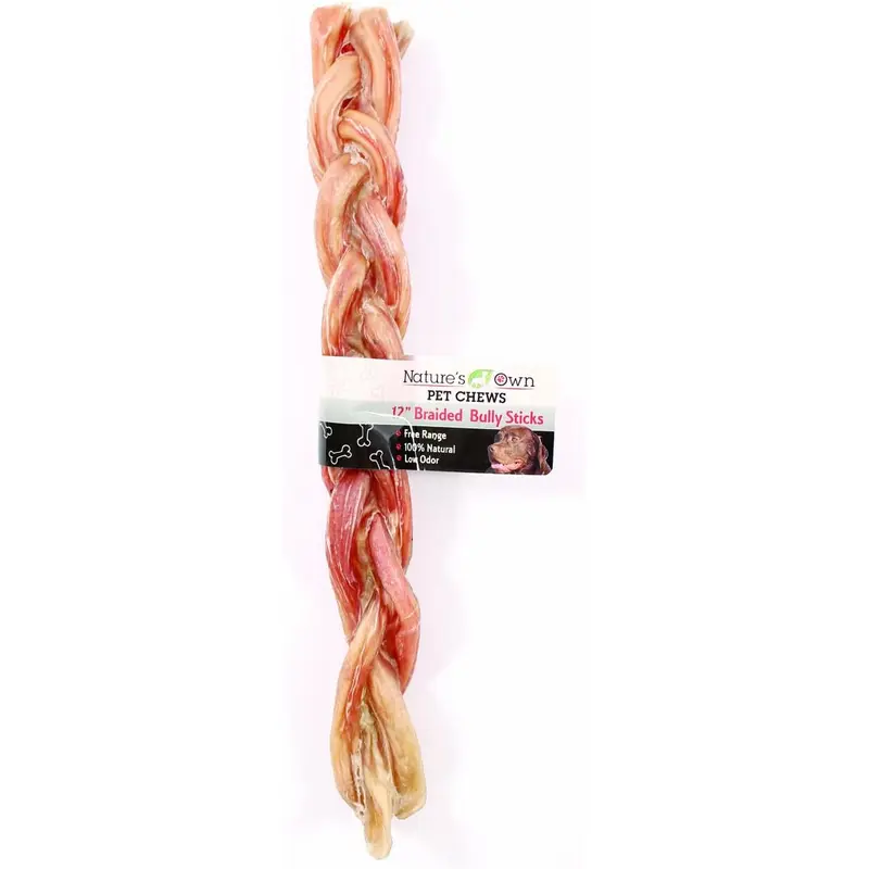 Best Buy Bones USA 12" Braided Bully Stick 