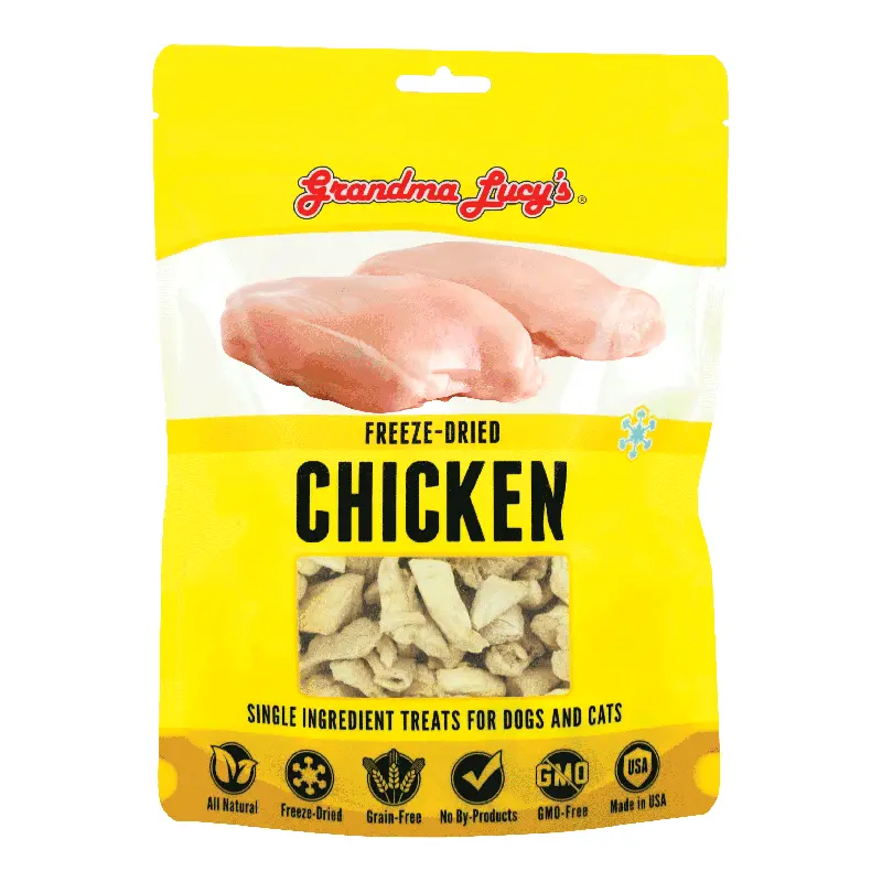 Grandma Lucy's Dog Freeze Dried Chicken Treats-4 oz 