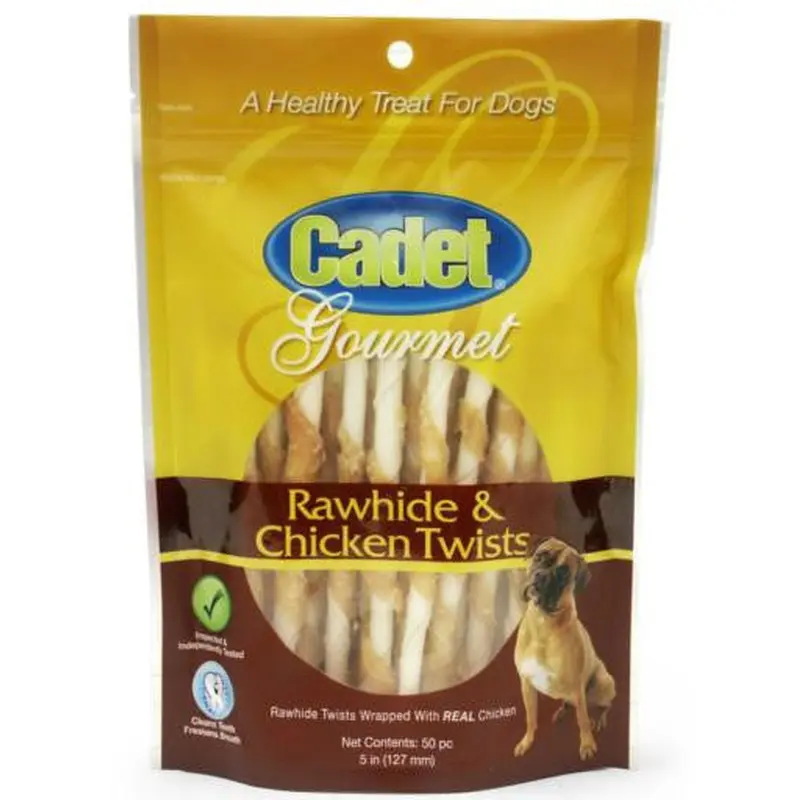IMS Cadet 50 Piece Rawhide & Chicken Twist 