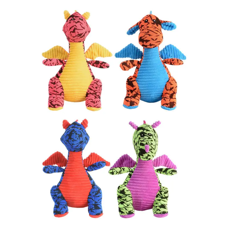 Multipet Dragon Dog Toy Assorted 12 in