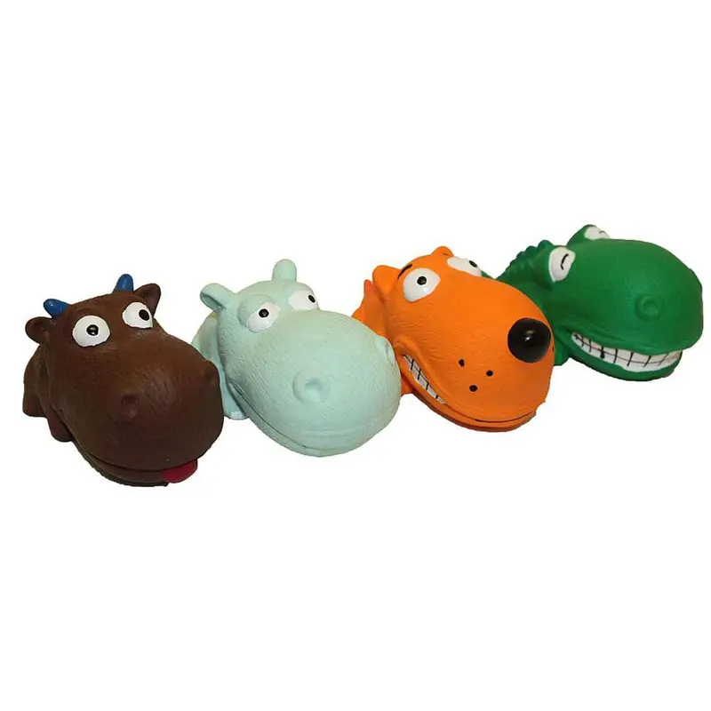 Multipet Latex Animals Dog Toy Assorted 3 in