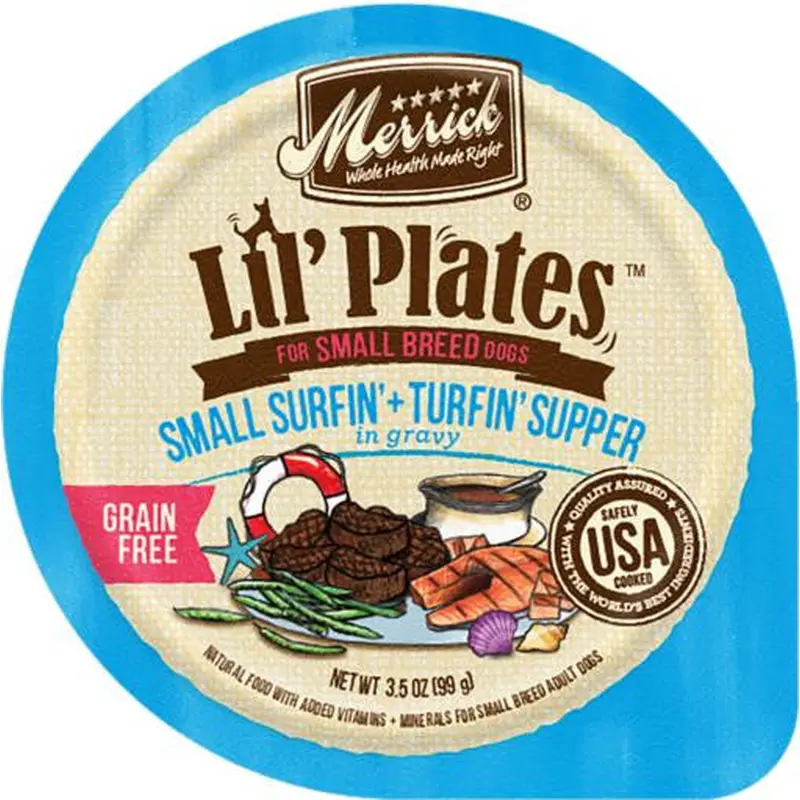 Merrick Lil'Plates Grain Free Surfin & Turfin 24/3.5oz 