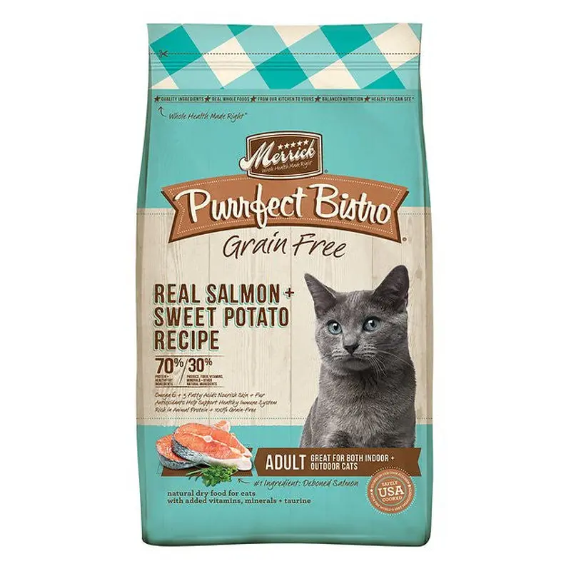 Merrick Purrfect Bistro Grain Free Salmon Adult Cat 4lb