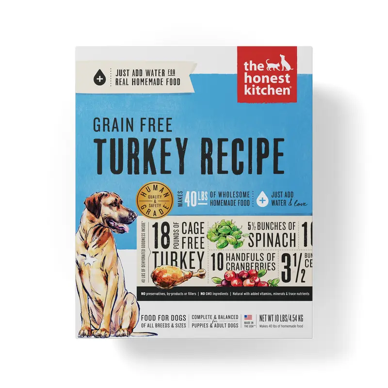 The Honest Kitchen Grain Free Dehydrated Dog Food - Turkey - 10lb