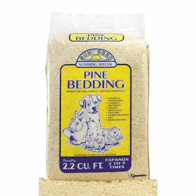 Sun Seed Northern White Pine Bedding for Small Animals Brown 4 cu ft
